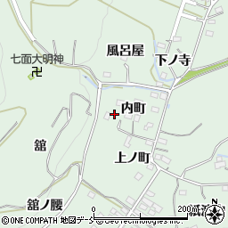 福島県福島市大笹生内町12周辺の地図