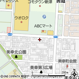 新潟県新潟市秋葉区美幸町3丁目17周辺の地図