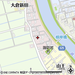 新潟県新潟市南区大倉78周辺の地図