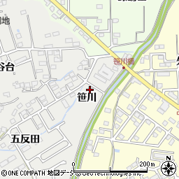 福島県相馬市小野笹川46周辺の地図