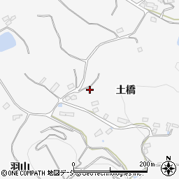 福島県伊達市保原町柱田土橋周辺の地図