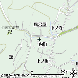 福島県福島市大笹生内町14周辺の地図