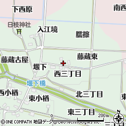 福島県福島市笹谷藤蔵東6周辺の地図