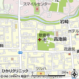 福島県相馬市中村高池前周辺の地図