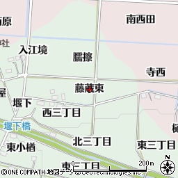 福島県福島市笹谷（藤蔵東）周辺の地図