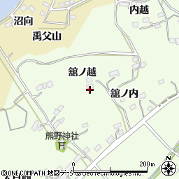 福島県伊達市保原町大柳（舘ノ越）周辺の地図