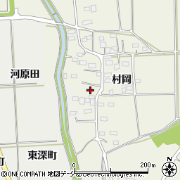 福島県伊達市保原町村岡53周辺の地図