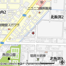 福島県相馬市北飯渕沼田周辺の地図