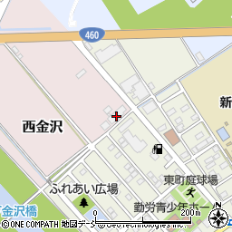 新潟県新潟市秋葉区西金沢284-1周辺の地図