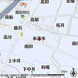 福島県福島市沖高糸清水周辺の地図