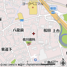 福島県福島市飯坂町平野谷地田6周辺の地図