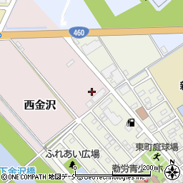 新潟県新潟市秋葉区西金沢285周辺の地図