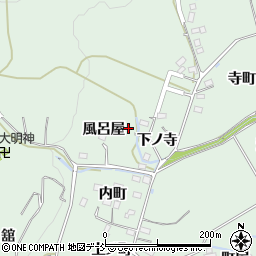 福島県福島市大笹生風呂屋40周辺の地図