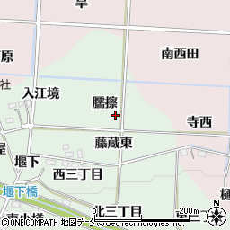 福島県福島市笹谷臑擦周辺の地図