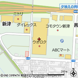 タツミヤ新津２号店周辺の地図
