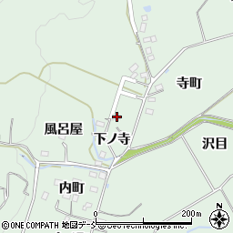 福島県福島市大笹生下ノ寺8周辺の地図