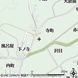 福島県福島市大笹生寺町周辺の地図