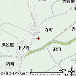福島県福島市大笹生（寺町）周辺の地図