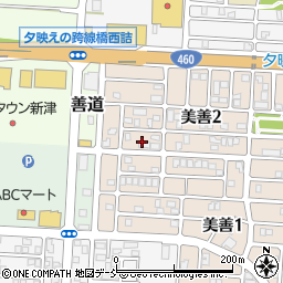 新潟県新潟市秋葉区美善2丁目3周辺の地図