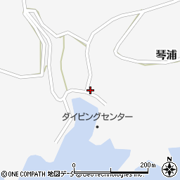新潟県佐渡市琴浦225-6周辺の地図