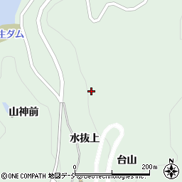 福島県福島市大笹生水抜上周辺の地図