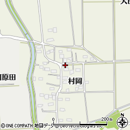 福島県伊達市保原町村岡83周辺の地図