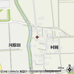 福島県伊達市保原町村岡33周辺の地図