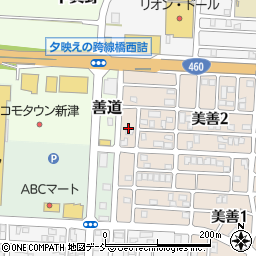 新潟県新潟市秋葉区美善2丁目4周辺の地図