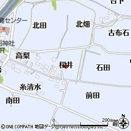 福島県福島市沖高（桜井）周辺の地図