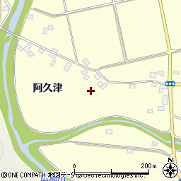 福島県伊達市霊山町大石阿久津周辺の地図