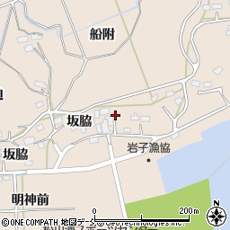 福島県相馬市岩子坂脇86周辺の地図