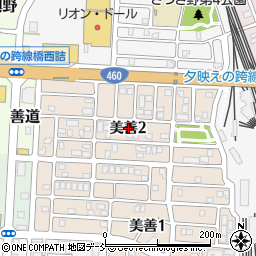 新潟県新潟市秋葉区美善2丁目周辺の地図