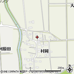 福島県伊達市保原町村岡84周辺の地図