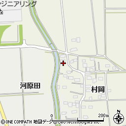 福島県伊達市保原町村岡32周辺の地図