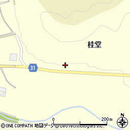 福島県伊達市霊山町大石桂堂周辺の地図