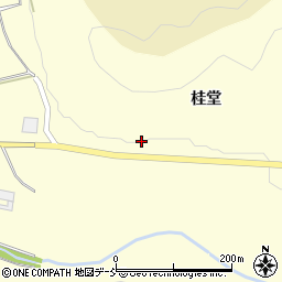 福島県伊達市霊山町大石（桂堂）周辺の地図