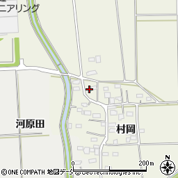 福島県伊達市保原町村岡30周辺の地図