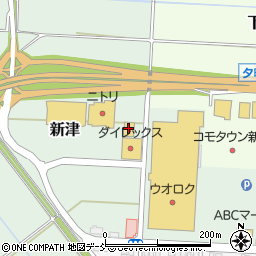 ワークマンプラス２新津店周辺の地図