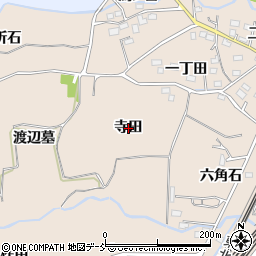 福島県福島市宮代寺田周辺の地図