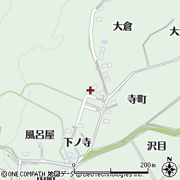 福島県福島市大笹生（内田）周辺の地図