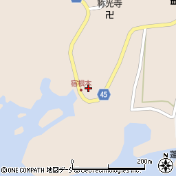 新潟県佐渡市宿根木366周辺の地図