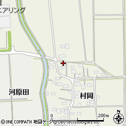 福島県伊達市保原町村岡28周辺の地図