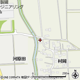 福島県伊達市保原町村岡25周辺の地図