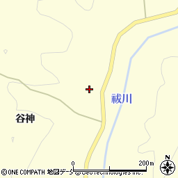 福島県伊達市霊山町大石久保周辺の地図