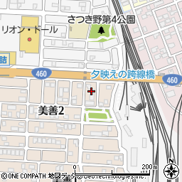 新潟県新潟市秋葉区美善2丁目9周辺の地図