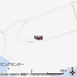 新潟県佐渡市琴浦周辺の地図