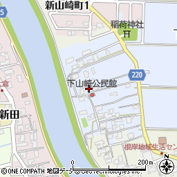 新潟県新潟市南区下山崎714周辺の地図