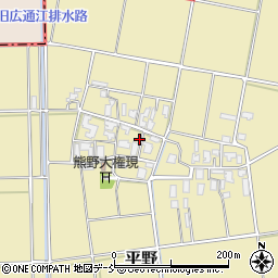 〒959-0431 新潟県新潟市西蒲区平野の地図