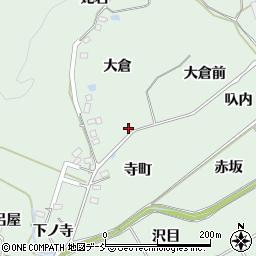 福島県福島市大笹生大倉前4周辺の地図