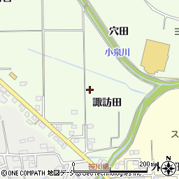 福島県相馬市黒木諏訪田周辺の地図